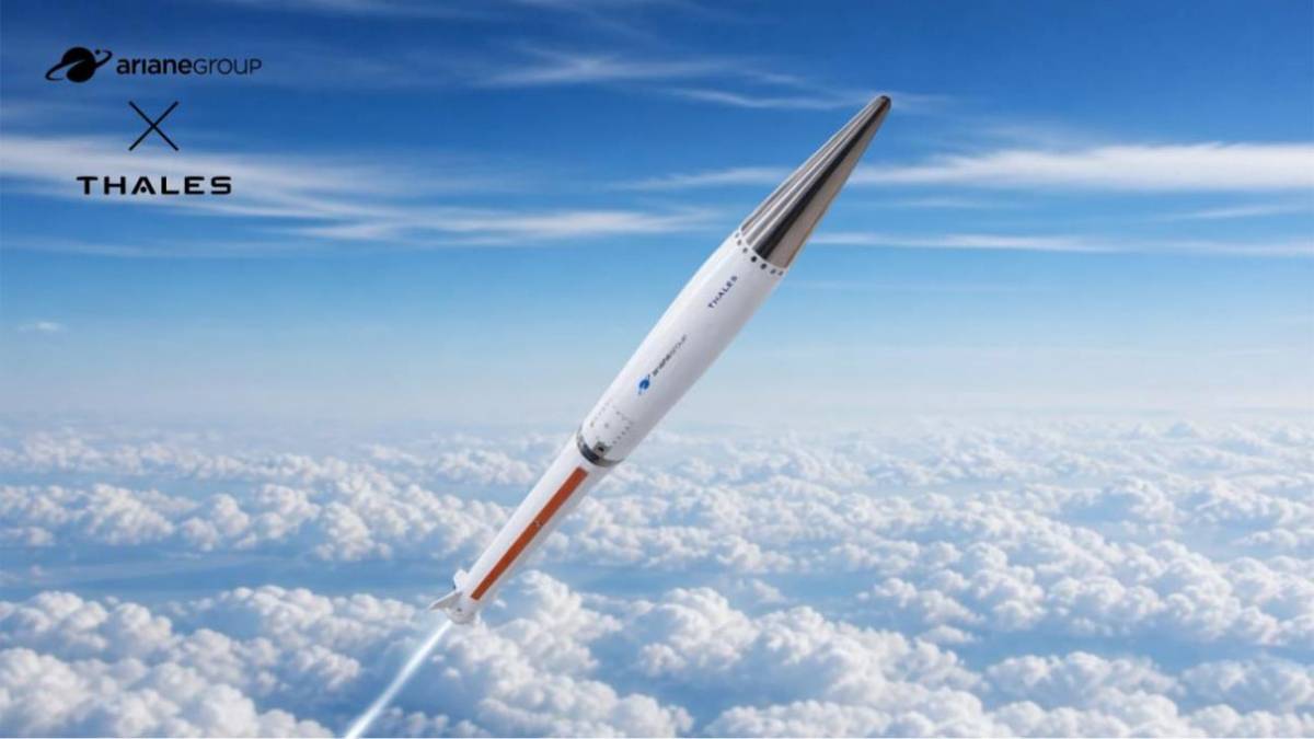 Thales y ArianeGroup han probado con éxito la munición balística de largo alcance FLP-t 150. (Thales) Thales y ArianeGroup han probado con éxito la munición balística de largo alcance FLP-t 150. (Thales)