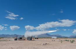 Pruebas del misil interceptor QuadStar de nueva generaci�n de Lockheed Martin (foto Lockheed Martin)