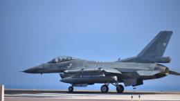 Caza Multirol F-16 de la I� Brigada A�rea de la Fuerza A�rea de Chile (FACh), en el marco del Ejercicio Conjunto Combinado Multinacional Estrella Austral 2025 (Foto: FACh)