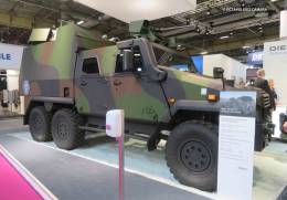El Eagle 6x6 exhibido en Eurosatory 2022 (Octavio D�ez C�mara)