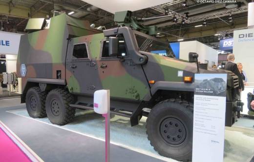 El Eagle 6x6 exhibido en Eurosatory 2022 (Octavio D�ez C�mara)