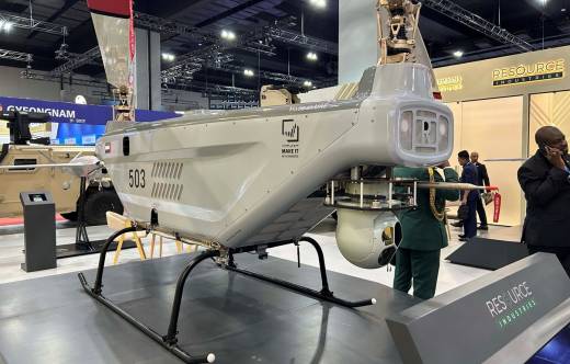 La emirat� Resource Industries propone este helic�ptero aut�nomo  que puede equiparse con un pedestal de sensores RI-330TL para cometidos ISR. (Octavio D�ez C�mara)