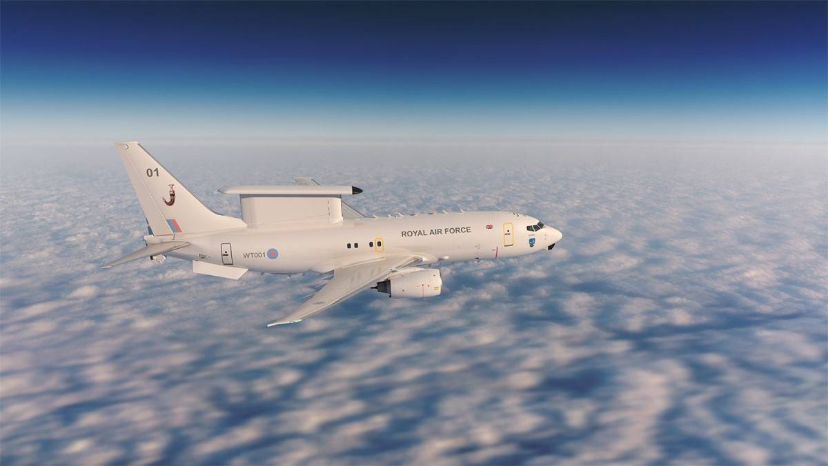 El primer Boeing E‑7A Wedgetail en servicio en la Royal Air Force. (Créditos: RAF) El primer Boeing E‑7A Wedgetail en servicio en la Royal Air Force. (Créditos: RAF)