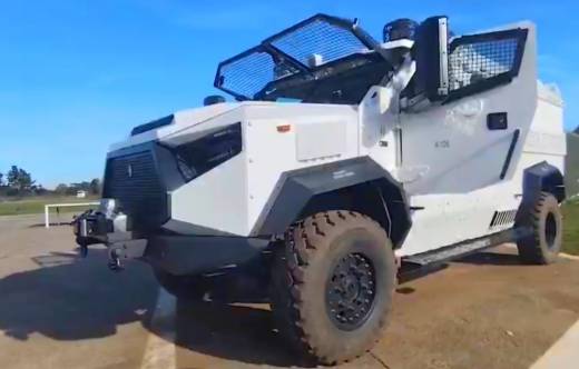 Veh�culo T�ctico Blindado TR-Medevac de Armor International.