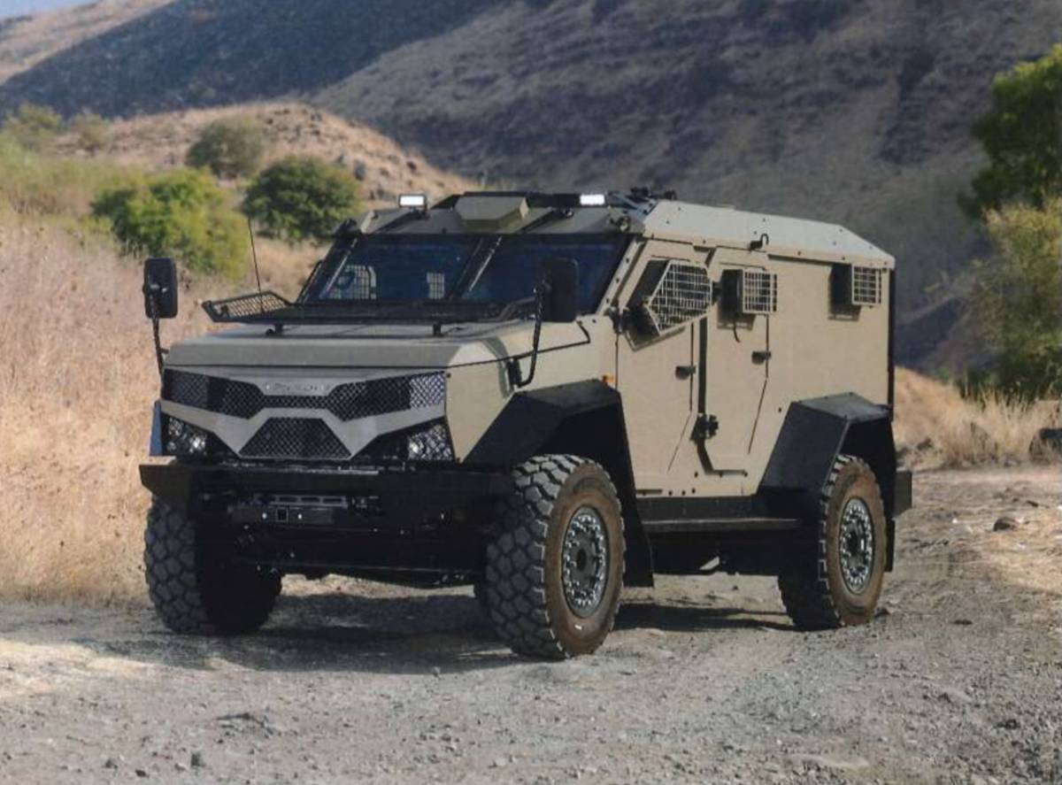 Vehículo Blindados Sandcat EX-12 (4x4) (foto Plasan Sasa) Vehículo Blindados Sandcat EX-12 (4x4) (foto Plasan Sasa)