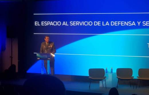 El teniente general Enrique Campo Loarte, director general del INTA.