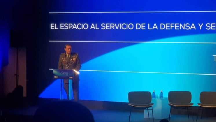 El teniente general Enrique Campo Loarte, director general del INTA.
