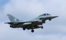 El Ala 46 ser� reequipada con Eurofighter de la variante T3, cedidos por el Ala 14.  (foto Julio Ma�z)