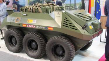 Los UGVs ser�n una de las tendencias en Eurosatory. ALANO de EINSA en la edici�n 2024 (autor)