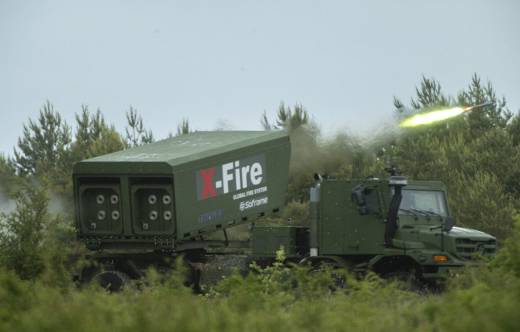 Las pruebas de disparo se ejecutaron desde el lanzador X-Fire. (Thales)