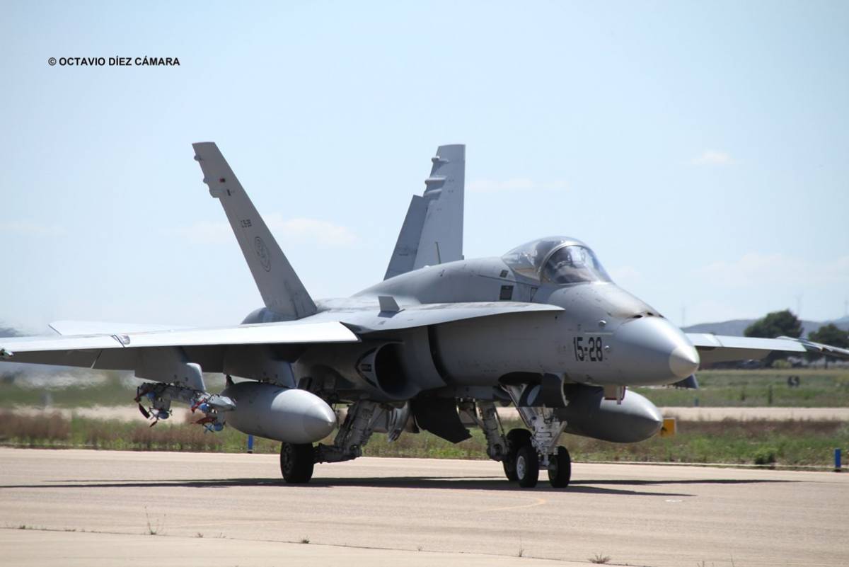 La necesidad de mantener operativos a parte de los EF-18M españoles hasta finales de la próxima década exige mejoras. (Octavio Díez Cámara) La necesidad de mantener operativos a parte de los EF-18M españoles hasta finales de la próxima década exige mejoras. (Octavio Díez Cámara)