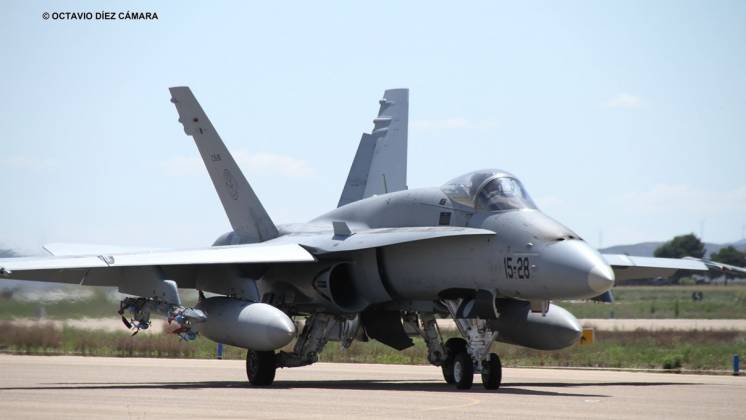 La necesidad de mantener operativos a parte de los EF-18M espa�oles hasta finales de la pr�xima d�cada exige mejoras. (Octavio D�ez C�mara)