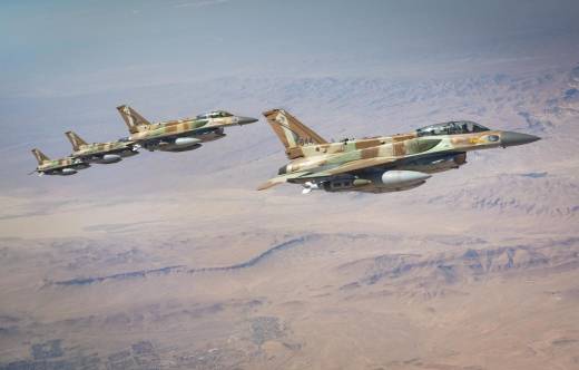 Aviones de combate F-16I Sufa de la Fuerza A�rea Israel�, Operaci�n Le�n Rugiente 2026 (Foto FDI)