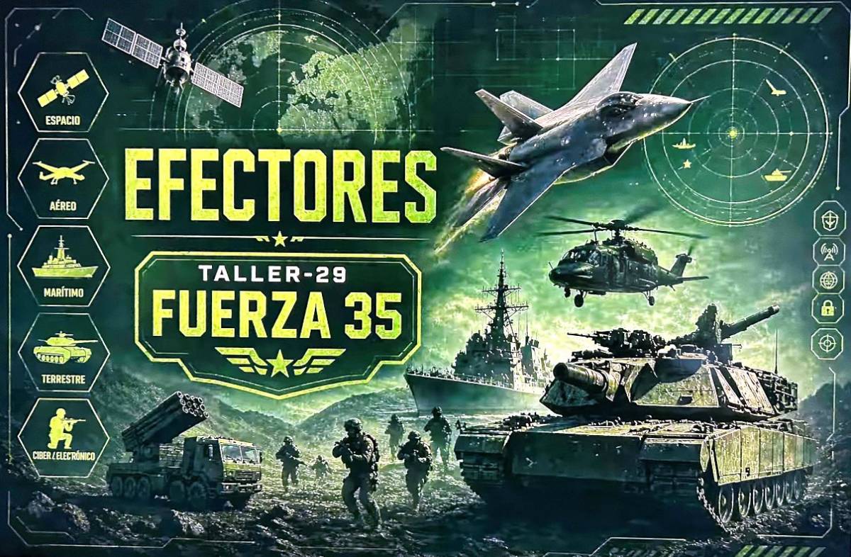 Ha tenido lugar el Taller 29 de Fuerza 35 en el que se ha abordado la problemática de los efectores de fuego. (Ejército de Tierra) Ha tenido lugar el Taller 29 de Fuerza 35 en el que se ha abordado la problemática de los efectores de fuego. (Ejército de Tierra)