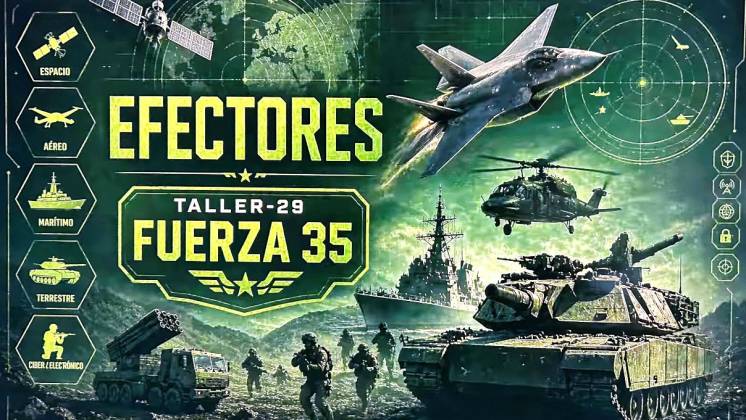 Ha tenido lugar el Taller 29 de Fuerza 35 en el que se ha abordado la problem�tica de los efectores de fuego. (Ej�rcito de Tierra)