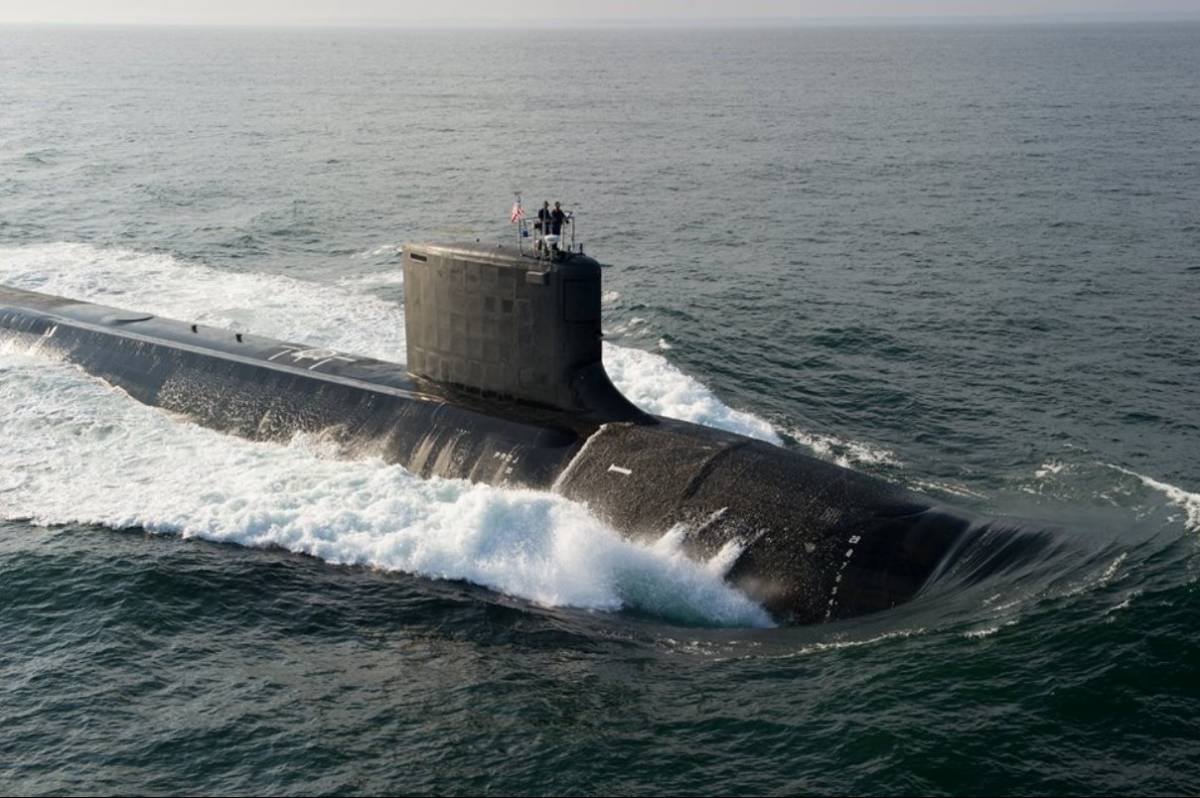 El submarino de la clase �Virginia� USS �North Dakota� del Bloque III. (foto US Navy)