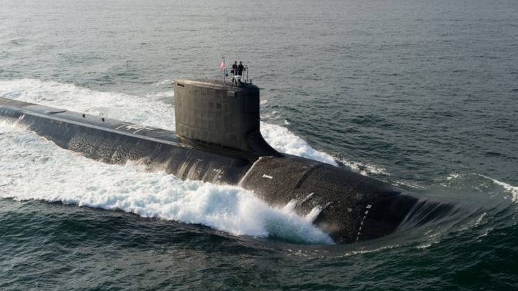 El submarino de la clase �Virginia� USS �North Dakota� del Bloque III. (foto US Navy)