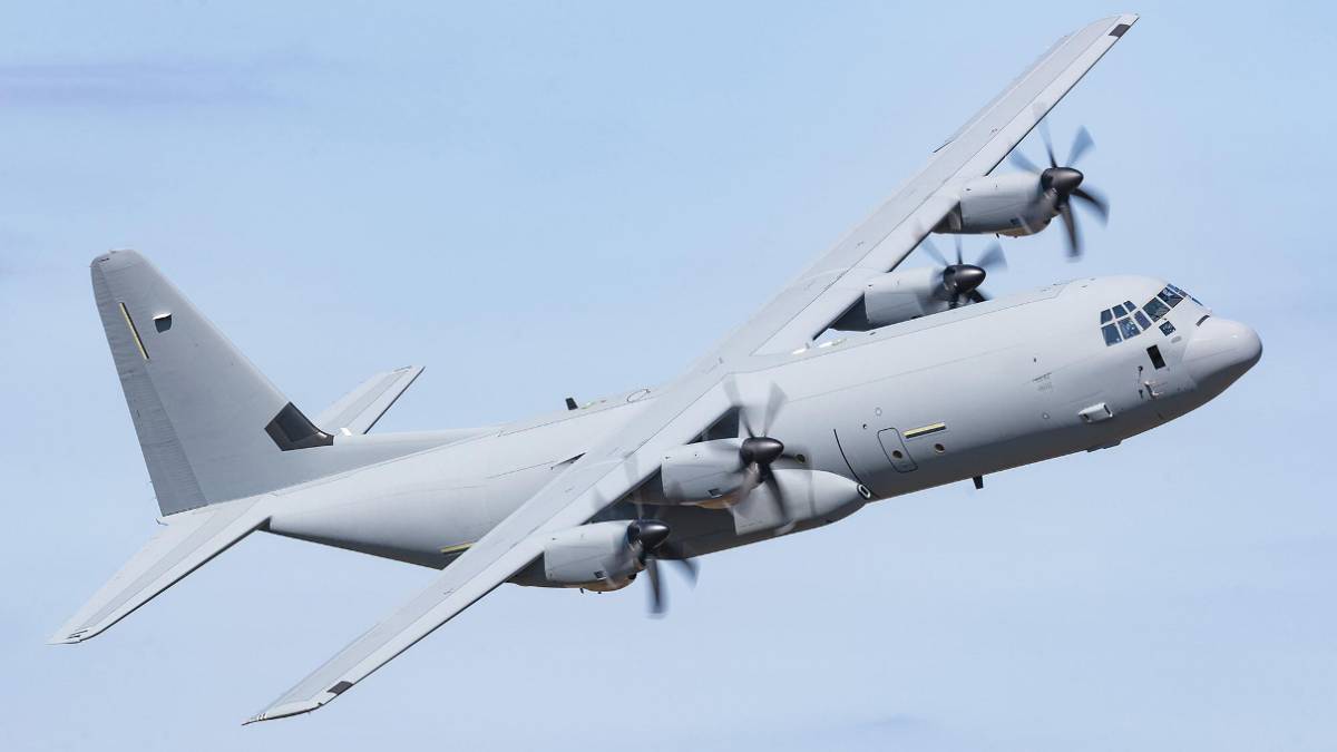 Avi�n C-130J Super Hercules de Lockheed Martin. 
