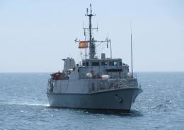 El M-35 �Duero� durante el ejercicio (autor) 