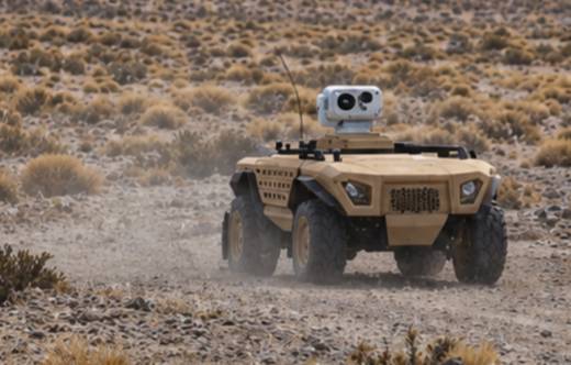 Veh�culo VETA 01 UGV para vigilancia y sensorizaci�n (Foto:Alacron.ai) 