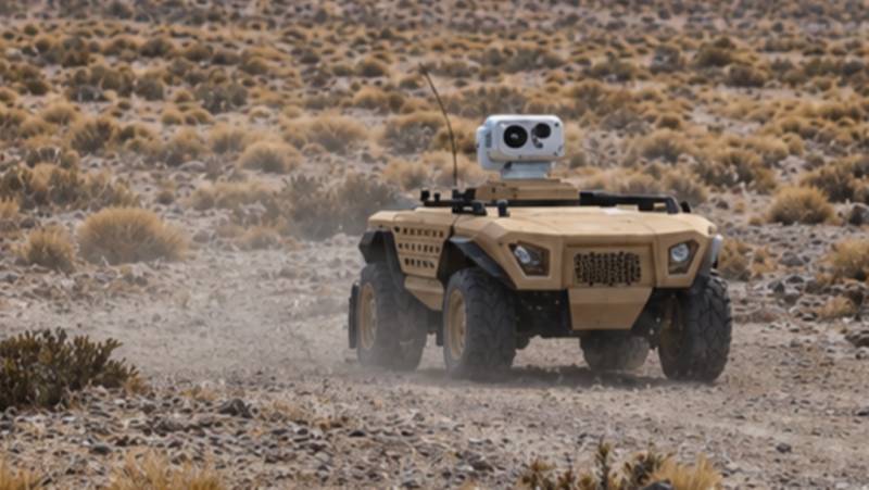 Veh�culo VETA 01 UGV para vigilancia y sensorizaci�n (Foto:Alacron.ai) 