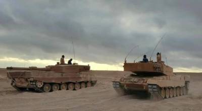 Tanques Leopard 2A4 del Ej�rcito de Chile.