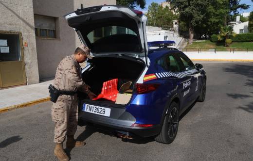 La Polic�a Naval de la FUPRO ha sido un elemento esencial para el �xito del CHENS�26. (foto Julio MA�Z)