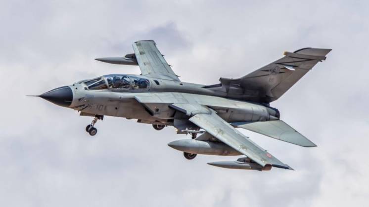 Italia ha desplegado sus "Tornado" en Albacete. (foto MARCOM)