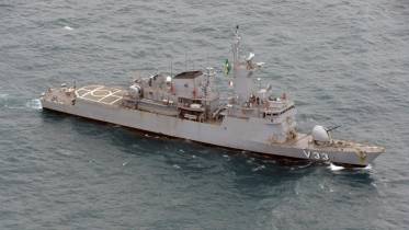 Corbeta �J�lio de Noronha� de la Marina de Brasil.