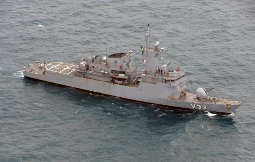 Corbeta �J�lio de Noronha� de la Marina de Brasil.