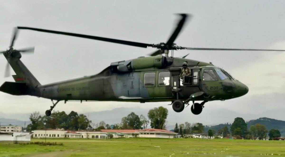 Helicóptero del Ejército de Colombia. Helicóptero del Ejército de Colombia.