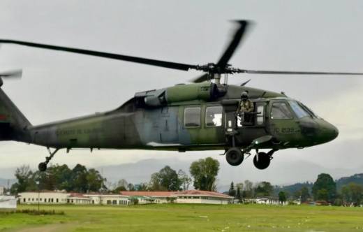 Helic�ptero del Ej�rcito de Colombia.