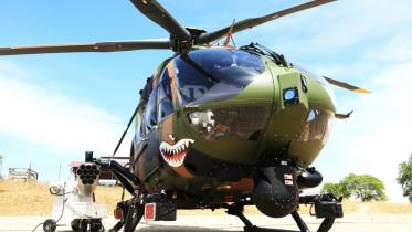 El helic�ptero H145 (foto Julio Ma�z)