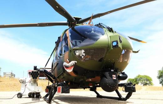 El helic�ptero H145 (foto Julio Ma�z)