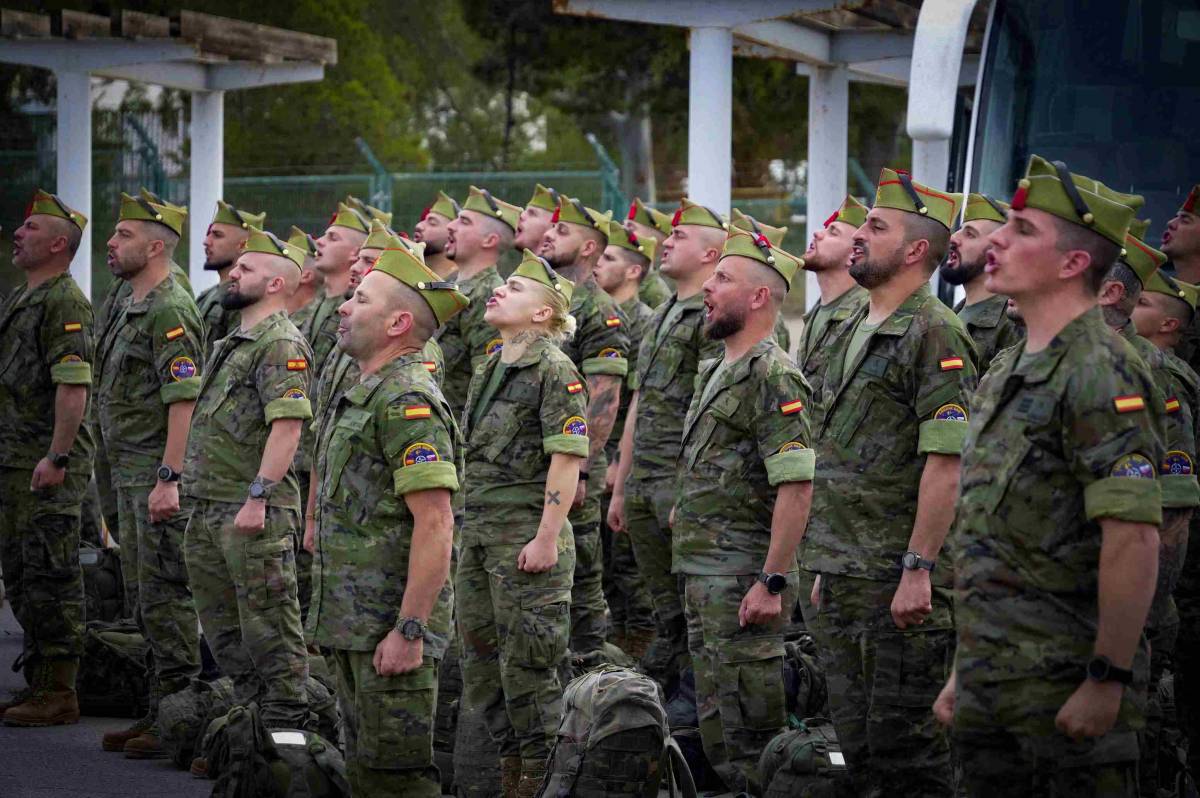 Relevo de La Legión en misión OTAN en Eslovaquia (foto Ejército de Tierra) Relevo de La Legión en misión OTAN en Eslovaquia (foto Ejército de Tierra)