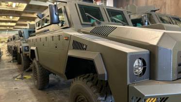 Blindados Mamba del Ej�rcito Uruguayo.