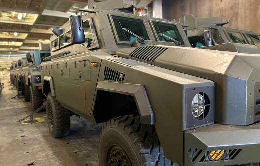 Blindados Mamba del Ej�rcito Uruguayo.