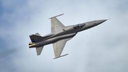 Caza F-5 Tiger lll en FIDAE 2026 (Foto: Fuerza A�rea de Chile) 