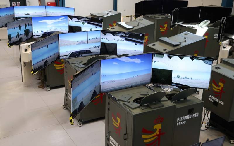 Simuladores del Veh�culo de Combate de Infanter�a Pizarro del Ej�rcito de Tierra desarrollados por Indra (Indra)