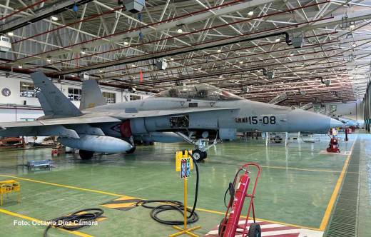 La mejora de los EF-18M espa�oles ha sido constante y el mantenimiento en ellos aplicado permite volarlos una d�cada y media m�s. (Octavio D�ez C�mara)
