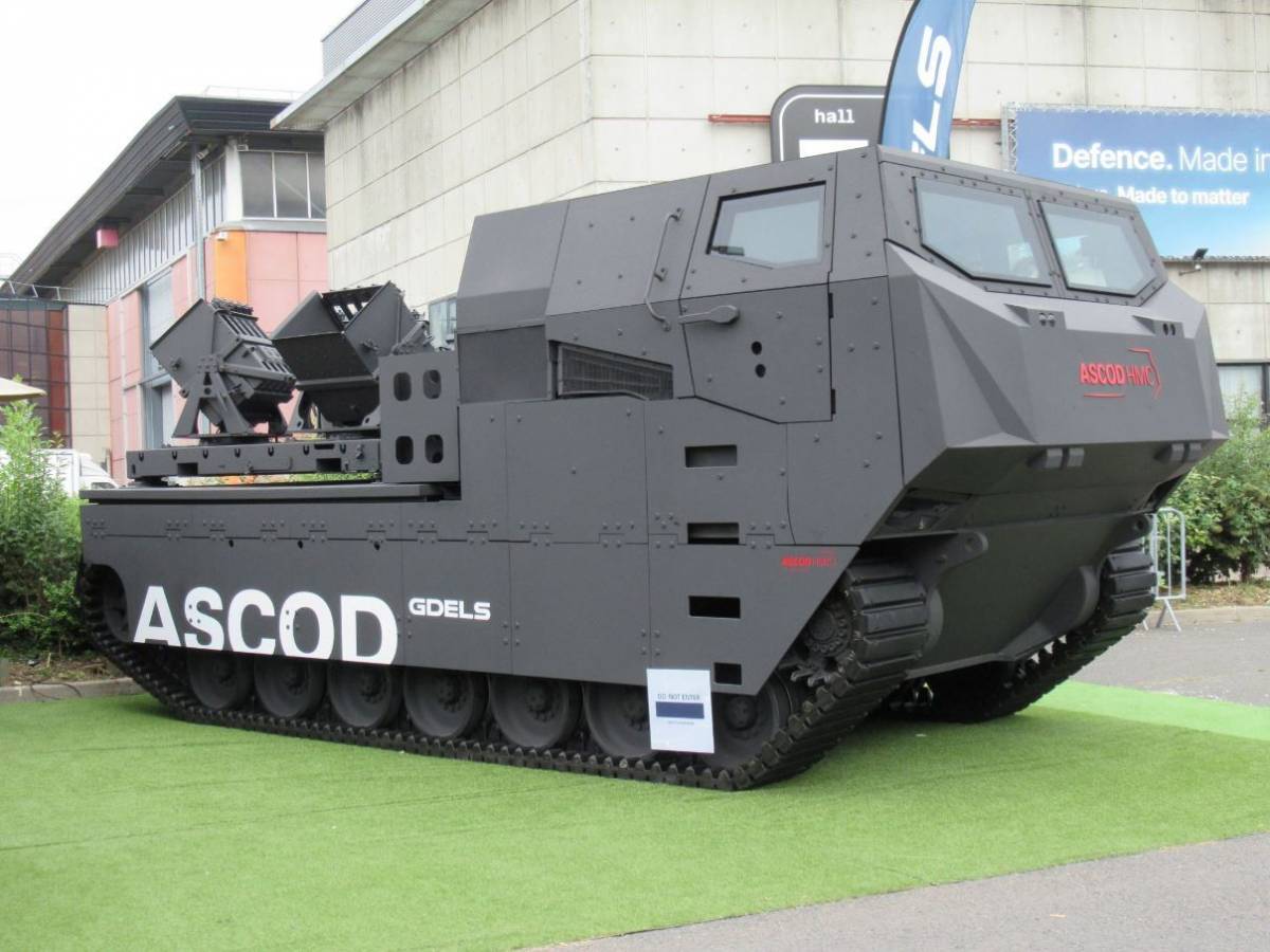 El ASCOD HMC con el lanzaminas Skorpion 2 (autor)