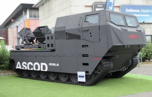 El ASCOD HMC con el lanzaminas Skorpion 2 (autor)