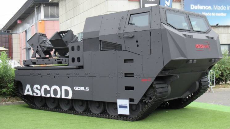 El ASCOD HMC con el lanzaminas Skorpion 2 (autor)