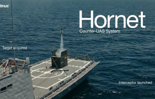 Prueba del Hornet en la �Santa Mar�a� (captura v�deo Destinus)