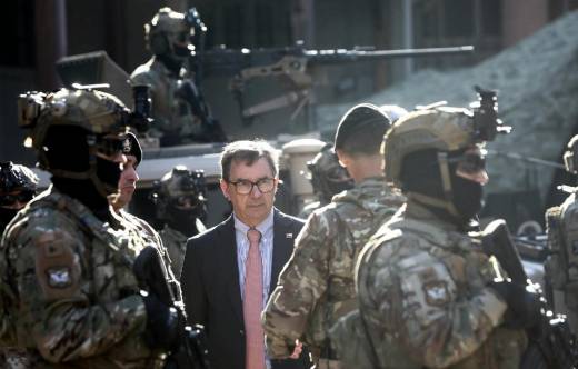 Ministro de Defensa Fernando Barros (Foto: Mindef) 