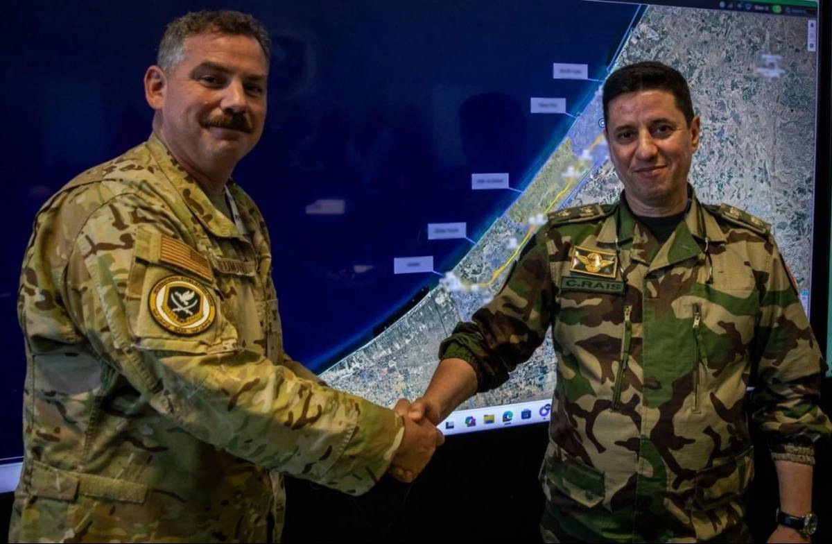 Un oficial coronel mayor marroqu� de la FEI en Israel. Cr�dito FEI.