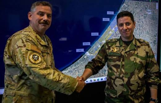 Un oficial coronel mayor marroqu� de la FEI en Israel. Cr�dito FEI.