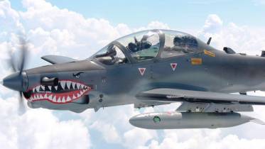 Avi�n A-29 Super Tucano de la Fuerza A�rea de Colombia (Foto: FAC) 