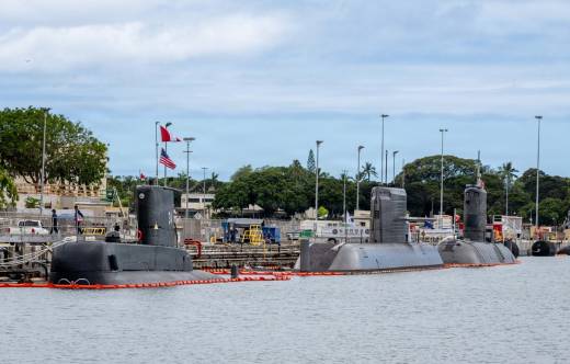 Submarinos en Pearl Harbor para RIMPAC 2026: BAP Chipana (SS-34), ROKS Dosan ahn Chang-ho y HMCS Corner Brook (SSK-878)
