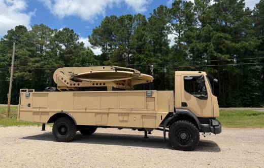 El nuevo Centro de Mando m�vil MERC de Comprehensive Communications Services para el Ej�rcito Chileno (Foto: CCS) 